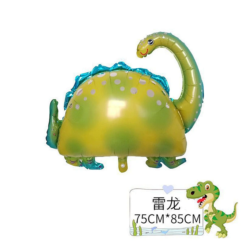 wholesale Adult Toys New Toys animal Dinosaur theme balloons kids birthday party foil dinosaur Balloons