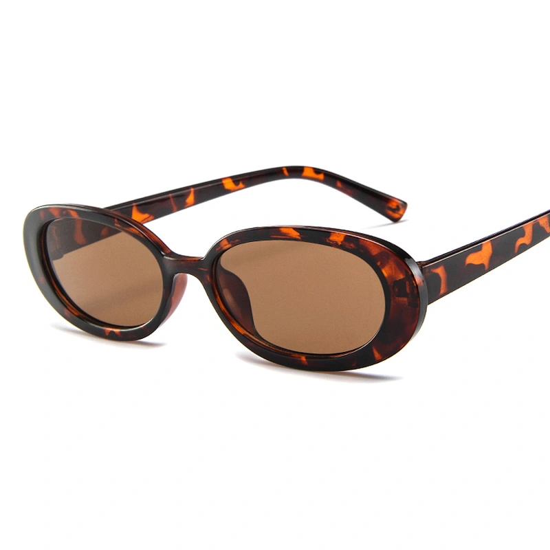 2020 best selling cheap plastic frame luxury shades women oval round clear sunglasses