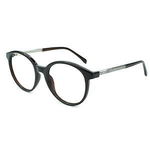 Vintage Retro Acetat Frame Clear Lens Glasses Fashion Eyewear Eyeglasses Round Circle Eye Glasses Optical Spectacle Frames
