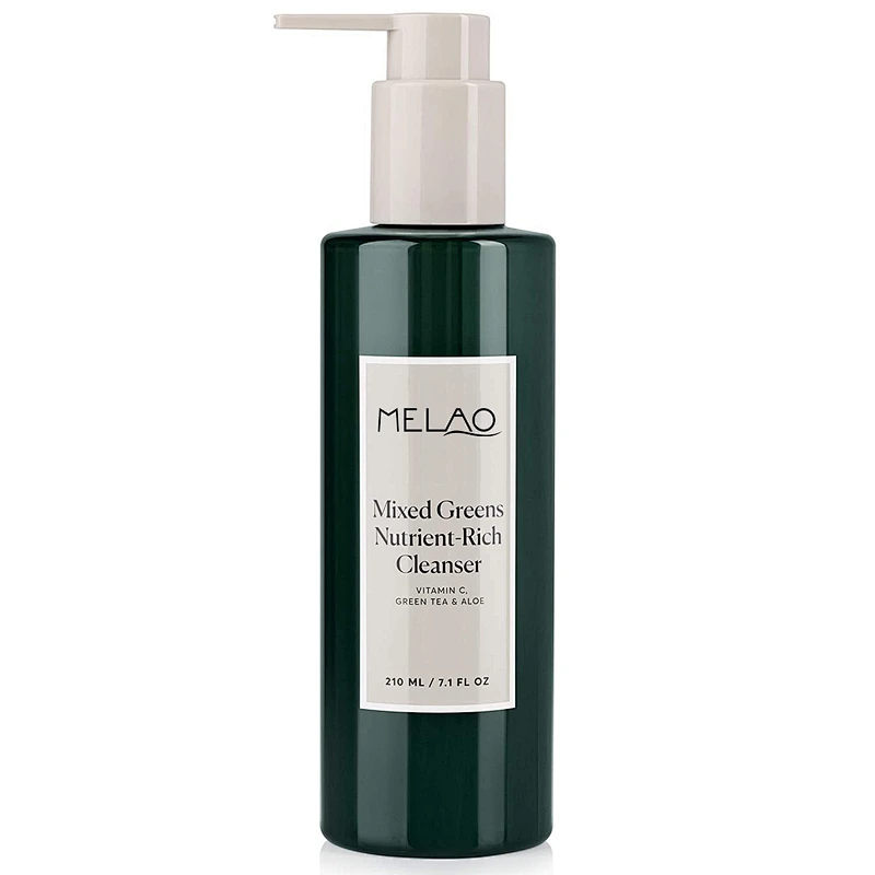 Facial cleanser private label men's face wash green tea extract deep spot remover