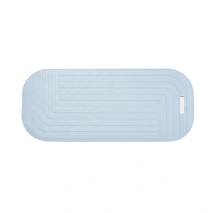 Rubber bath shower mat non slip silicone bathtub mat for tub bathroom with suction cups