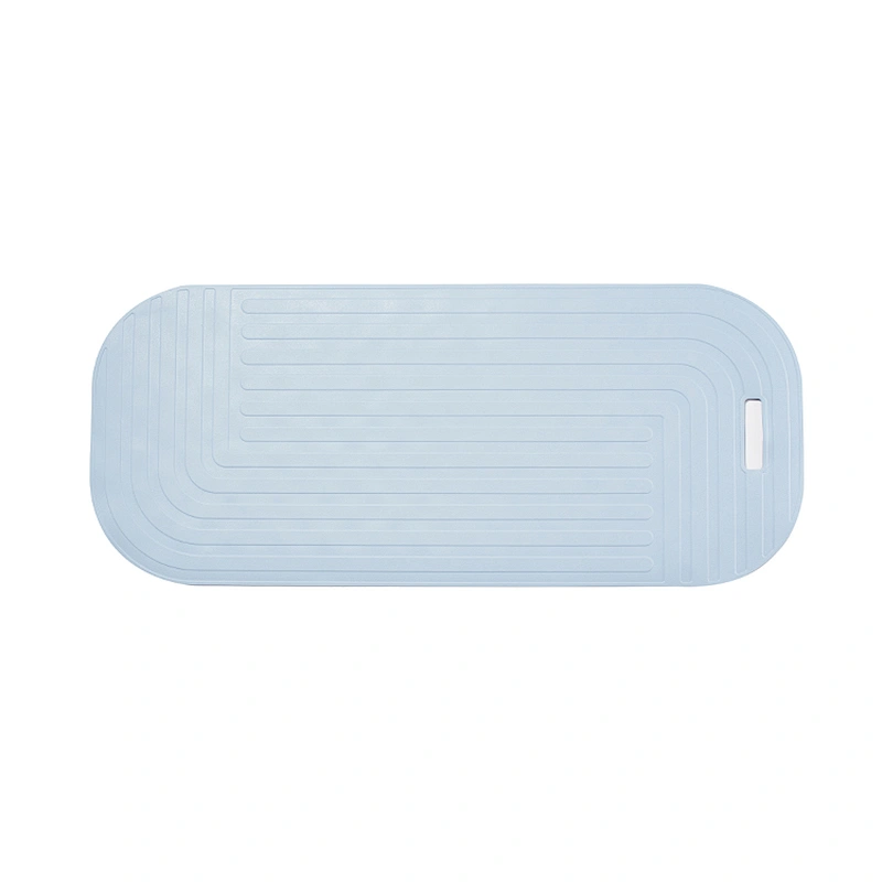 Rubber bath shower mat non slip silicone bathtub mat for tub bathroom with suction cups