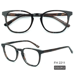 PH2211 competitive price inventory optical frames 6 colors round acetate eyeglasses