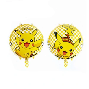 18 Inch Cartoon Pikachu Doraemon Helium Foil Balloon Kids Birthday Party Decoration Supplies