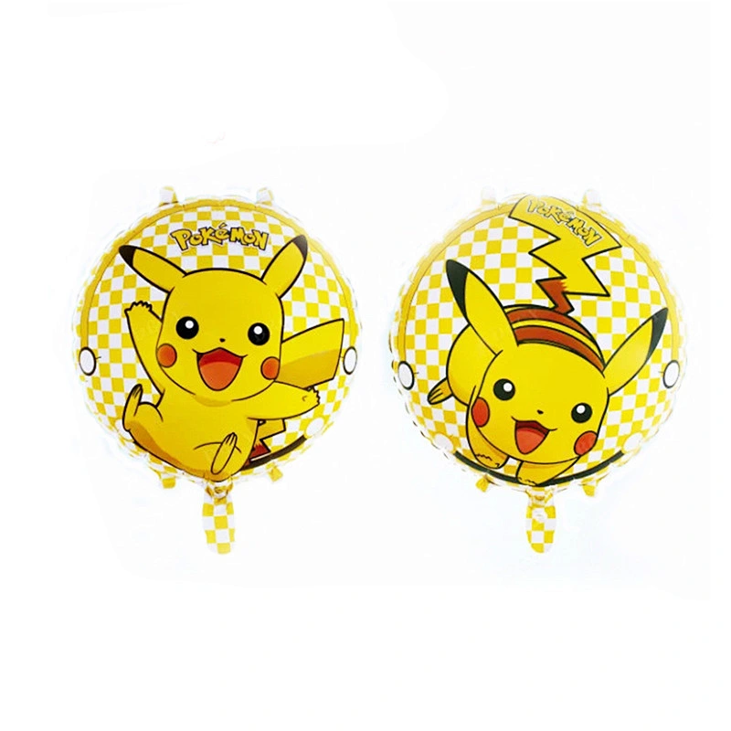 18 Inch Cartoon Pikachu Doraemon Helium Foil Balloon Kids Birthday Party Decoration Supplies