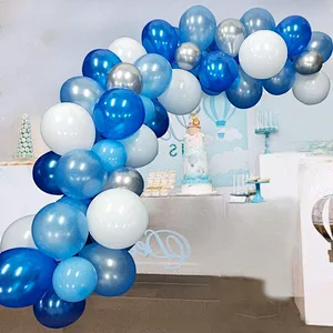 Blue Balloons Garland Arch Kit Set For Baby Shower Globos Birthday Party Wedding Decoration Balloons