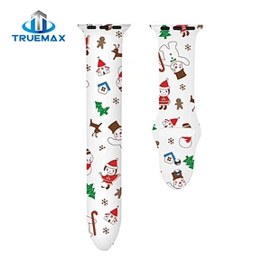 Hot Sale for Apple Watch Christmas Silicone Watch Band