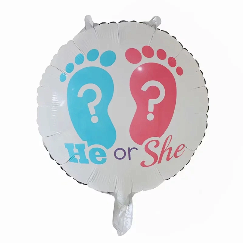 Angel Baby Shower Foil Balloons Boys Girls Birthday Party Newborn Kids Party Decoration Air Globos Blue Pink Mix Baloes Supplies