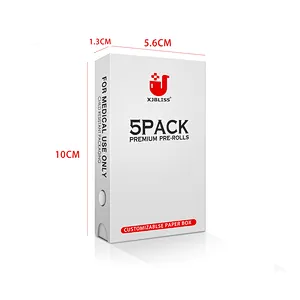 China's best-selling high quality child protection 510 cbd custom pre-rolled packaging box