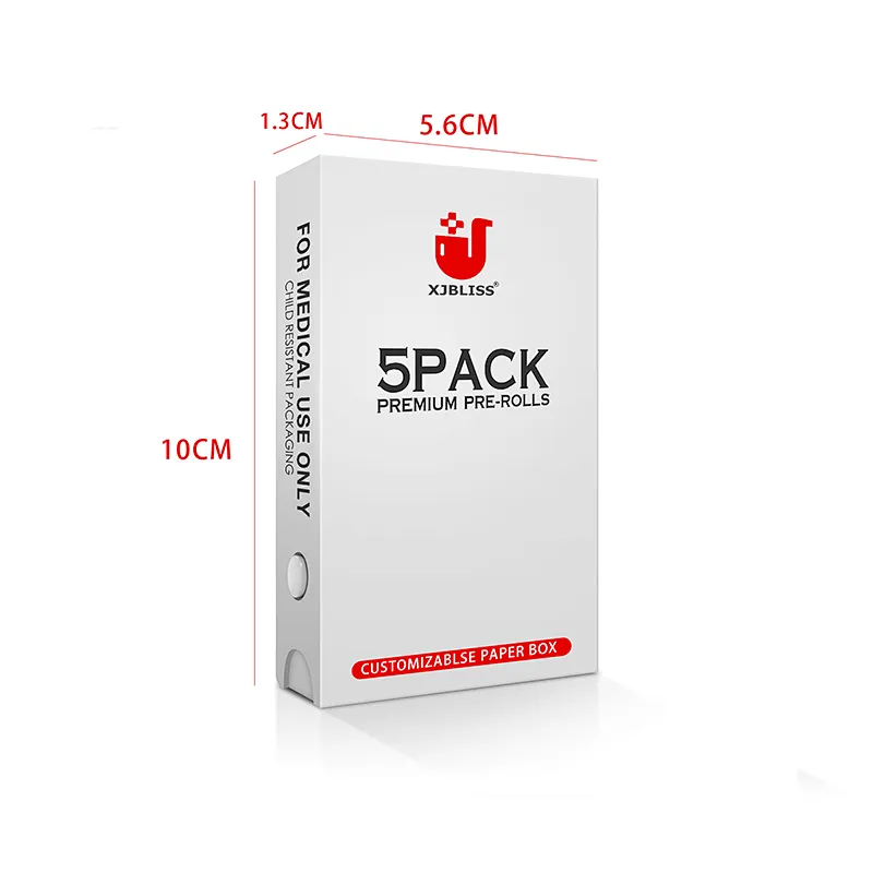 China's best-selling high quality child protection 510 cbd custom pre-rolled packaging box