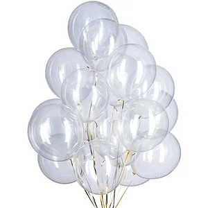 12 inch Clear Balloons Transparent Helium High Quality Clear Latex Balloons Party Decorations Supplies Globos