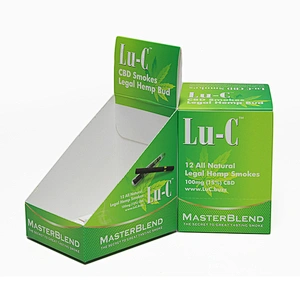vaping display paper package box for supermarket vaping shop