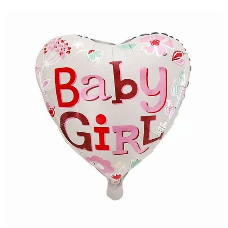 18inch Baby Shower Round Foil Balloons Princess Boy or Girl Birthday Party Decor golobs Supplies baby 1st Helium balloon