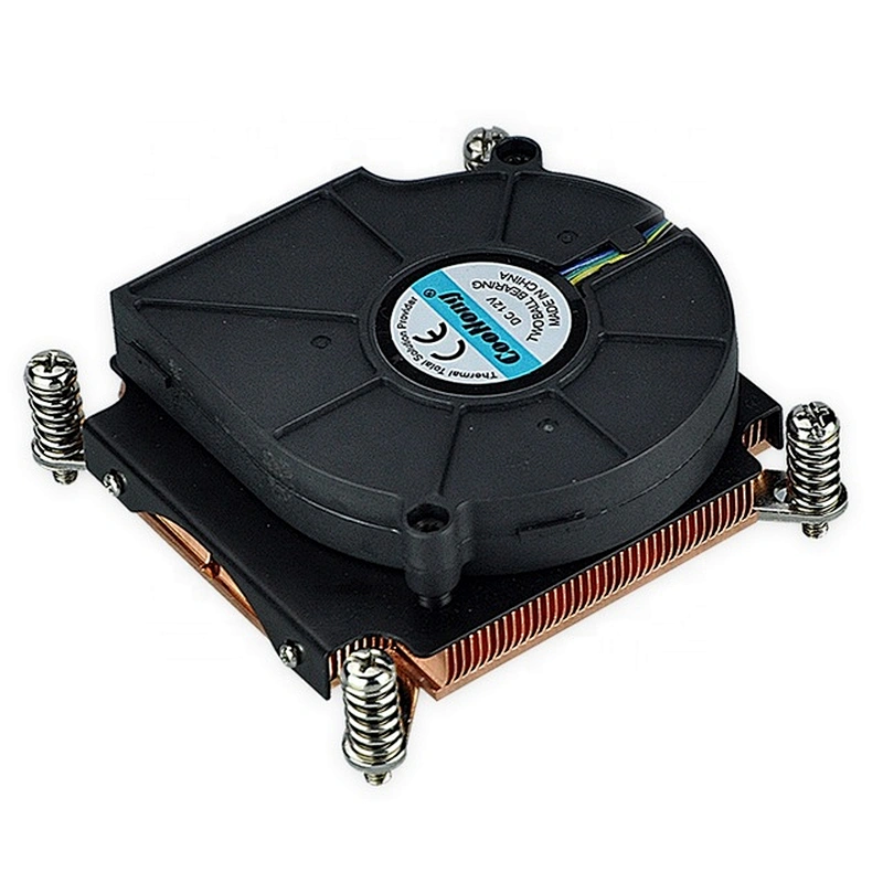 LGA2011 2066 pure copper 1U server cpu radiator copper industrial computer cpu heatsink