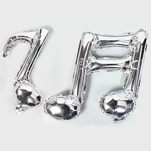 High quality inflatable Musical note foil balloon for concert party decoration