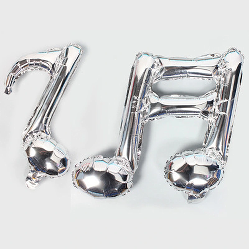 High quality inflatable Musical note foil balloon for concert party decoration