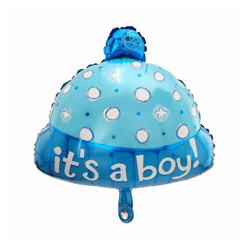 Angel Baby Shower Foil Balloons Boys Girls Birthday Party Newborn Kids Party Decoration Air Globos Blue Pink Mix Baloes Supplies