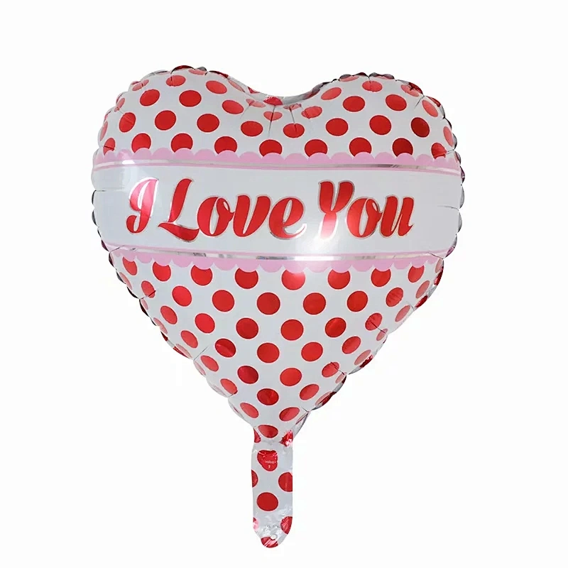 Hot Sales 18 Inch Heart Shaped Valentine's Day Love Helium Foil Balloons For  Wedding Party Decorations Balloons