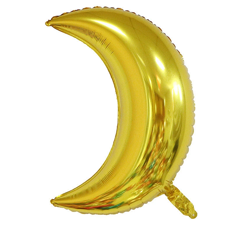 36 inch moon shape aluminum foil balloon wholesale for party