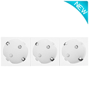 Sinoamigo F6-D3/Schuko Socket 45°(Three Gang)