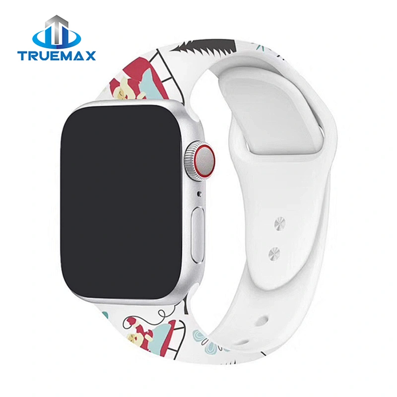 Hot Sale for Apple Watch Christmas Silicone Watch Band