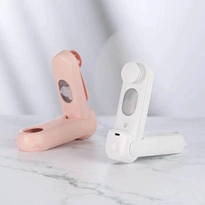 Humidifier Facial Steamer Mister Face Spray Foldable Cooling Mist USB Rechargeable Handheld Mini Facial Steamer with Fan