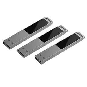 Hot High Quality USB Flash Drive Metal Memory Stick For iPhone Android PC Tablet Minimalist Flash Drive