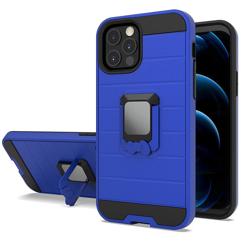 Back Case Bow Holder Cell Phone Covers For I Phone X XS XR 7 8 Plus For Apple iPhone 11 12 Pro Max