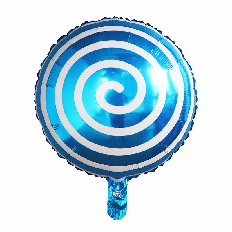 18'' Sweet Candy Lollipop Swirls Peppermint helium Balloons Candy land Party Wedding Party Decor prop Foil Balloon