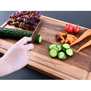 UWELD Small American Walnut Cutting Board Reversible Chopping Board 12x8x0.7