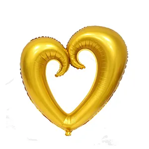 Large Hook Hollow Heart Shape Balloon Foil Balloons for valentine's day Wedding Birthday Party Celebration Decoration Balloon
