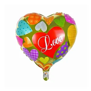 10pcs Love Heart Wedding Balloons Valentines Day Anniversary Party Decoration Inflatable I Love You Helium Balloon Gift Globos