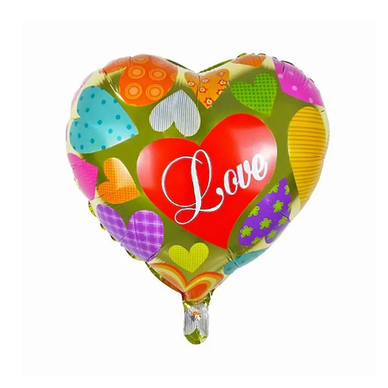 10pcs Love Heart Wedding Balloons Valentines Day Anniversary Party Decoration Inflatable I Love You Helium Balloon Gift Globos