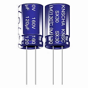 KNSCHA Radial Type Aluminum Electrolytic Capacitor 120UF 160V