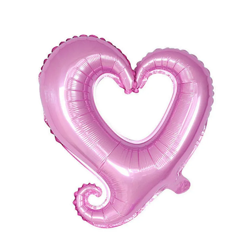 2021 New 18 inch Hook Love Heart Foil Balloons Decorative Mylar Balloons for Engagement Wedding Party Decorations