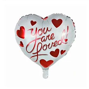 10pcs Love Heart Wedding Balloons Valentines Day Anniversary Party Decoration Inflatable I Love You Helium Balloon Gift Globos