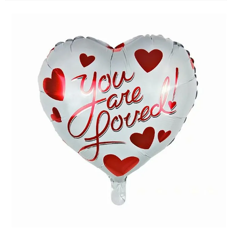 10pcs Love Heart Wedding Balloons Valentines Day Anniversary Party Decoration Inflatable I Love You Helium Balloon Gift Globos