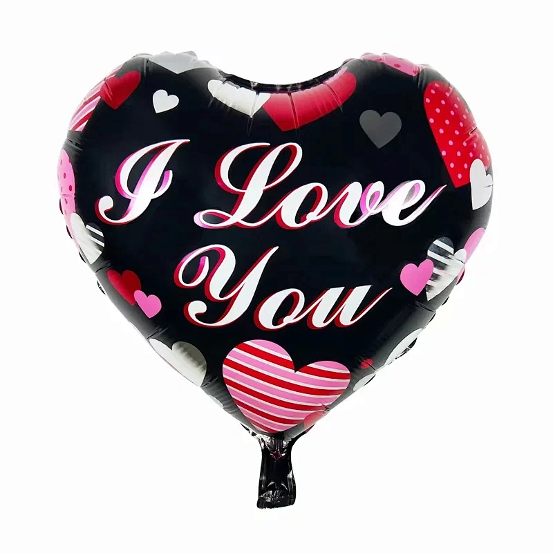 Hot Sales 18 Inch Heart Shaped Valentine's Day Love Helium Foil Balloons For  Wedding Party Decorations Balloons