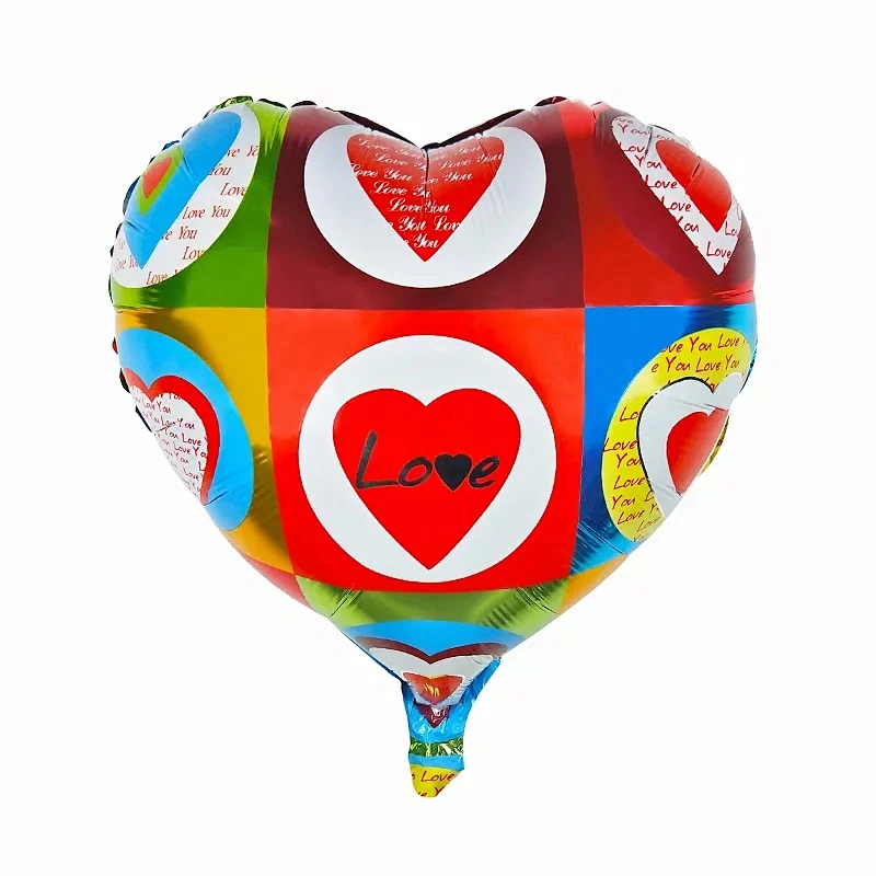 Hot Sales 18 Inch Heart Shaped Valentine's Day Love Helium Foil Balloons For  Wedding Party Decorations Balloons