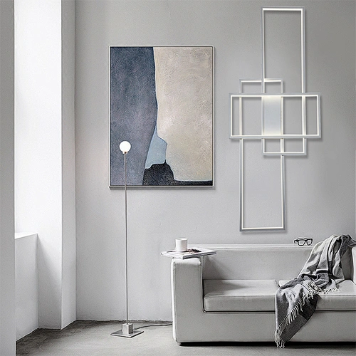 Modern Simple Lenght 102CM White Aluminum Silicone Lighting 48W LED Wall Lamp