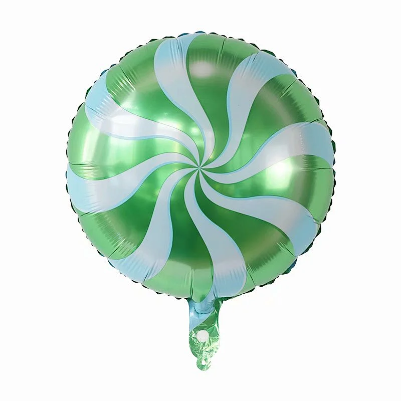18'' Sweet Candy Lollipop Swirls Peppermint helium Balloons Candy land Party Wedding Party Decor prop Foil Balloon
