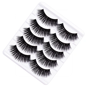 5Pairs Silk Factory Top Quality Eyelash Vending Machione Reusable 30Times Wholesale Eyelashes 3D Faux Mink Cheapest Coo Lash Kit