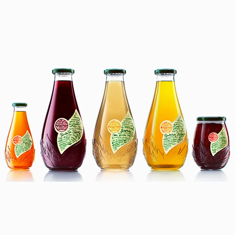 Professional manufacturer supplier clear beverage glass drinking bottle juice
