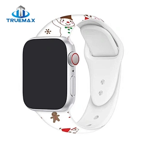 Hot Sale for Apple Watch Christmas Silicone Watch Band