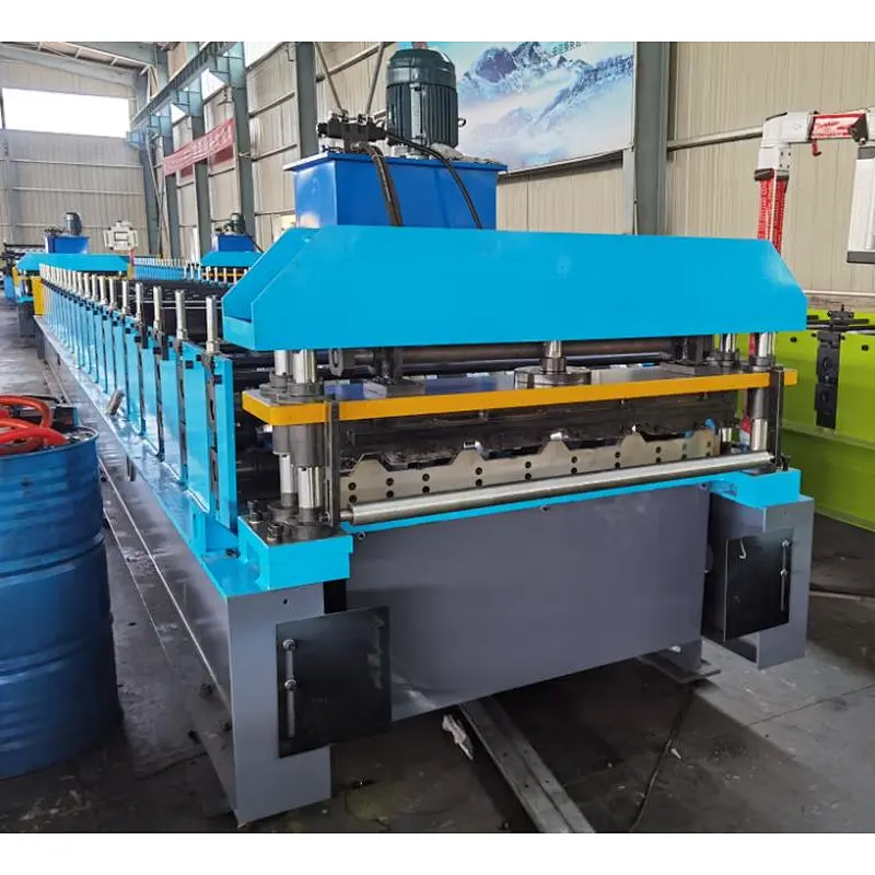 European Style Strong Screw-down Trapezoidal Roofing Sheet Rolling Forming Machine