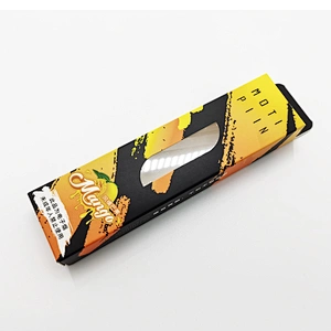 paper box with plastic insert for dispoable vape pen