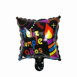 New hot selling balloons 10 inch Spanish foil balloon feliz cumpleanos wedding love balloons birthday party decoration