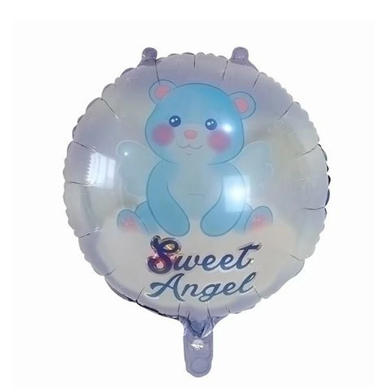 18inch Baby Shower Round Foil Balloons Princess Boy or Girl Birthday Party Decor golobs Supplies baby 1st Helium balloon