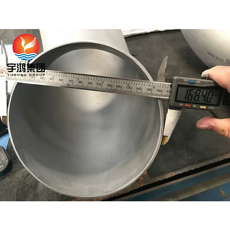90 DEG. ELBOW LR ASTM B366 AL-6XN (NO8367) DIN 1.4501 BUTTWELDED FITTING