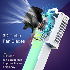 Mini Handheld fan Small portable fans for women kids USB Rechargeable Quiet 3 Speeds Personal electronic Cooling blower for Outdoor Travel